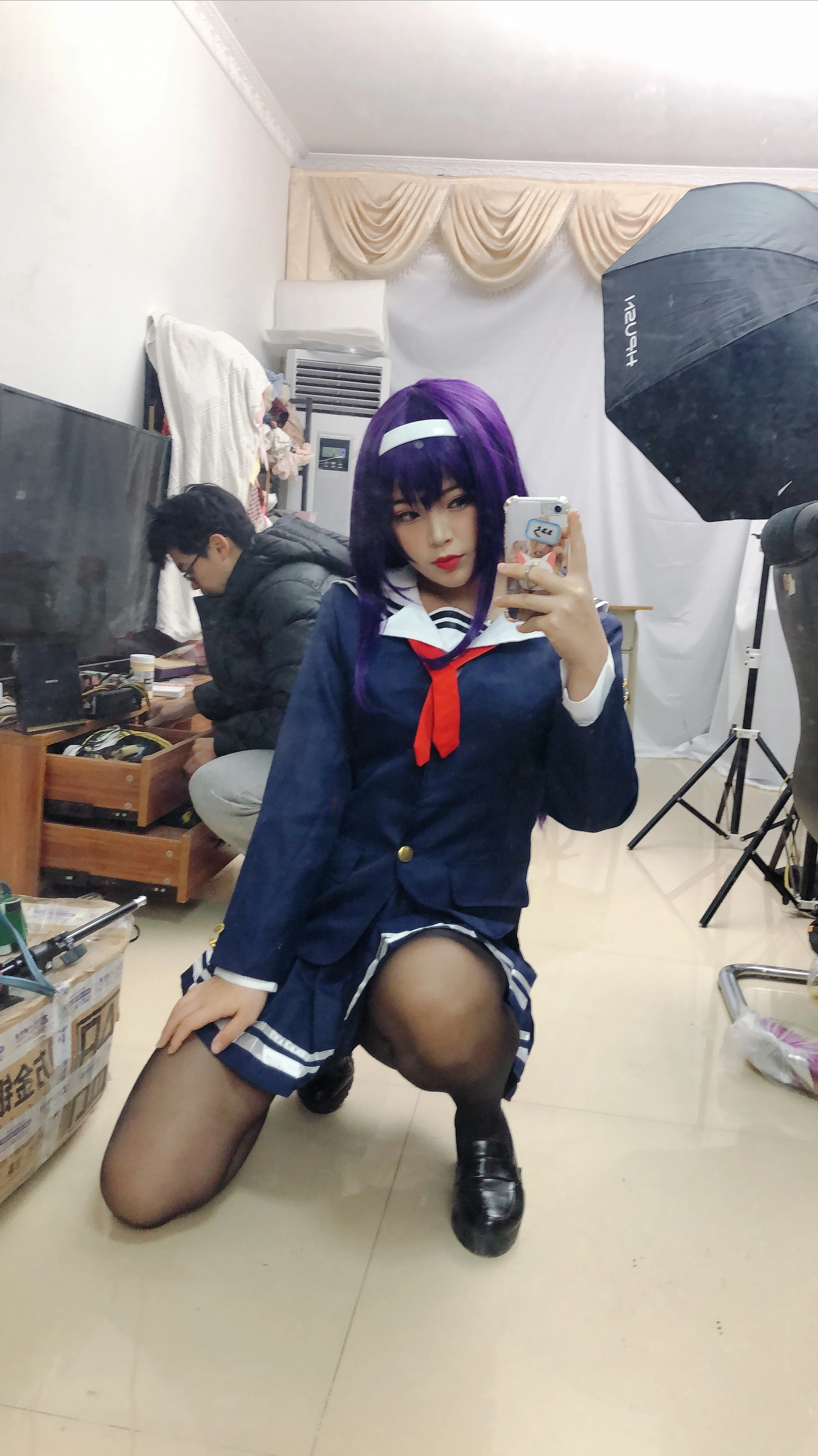 白烨 - NO.11 学姐校服自拍 3